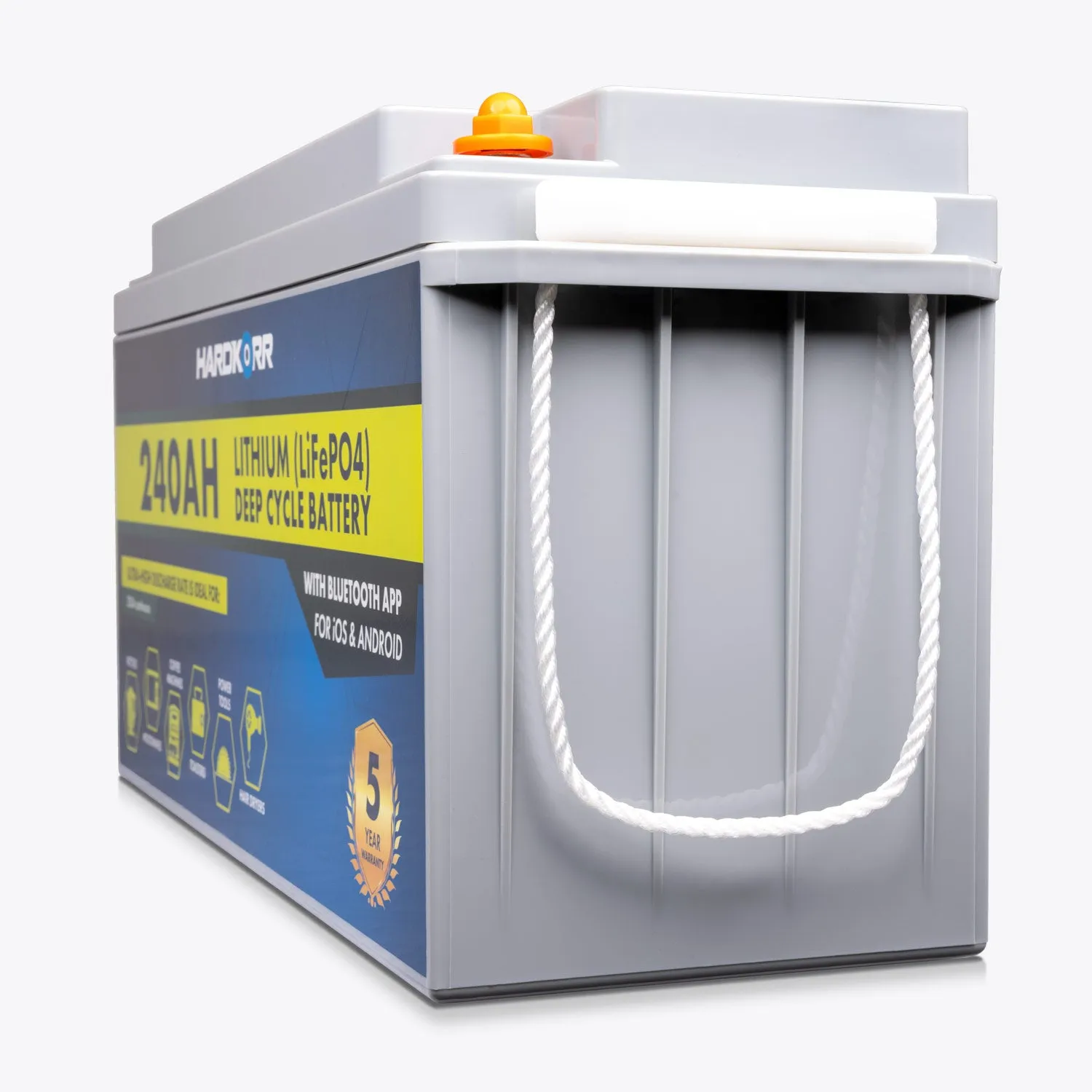 240Ah Lithium (LiFePO<sub>4</sub>) Deep Cycle Battery w/Bluetooth