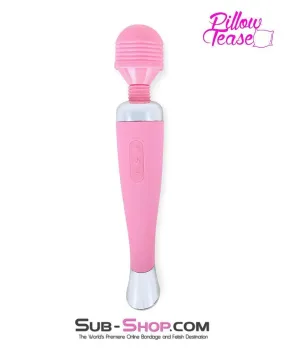 3766E      Waterproof 10 Function USB Rechargeable Pink Fairy Magic Wand Vibrator - LAST CHANCE - Final Closeout!