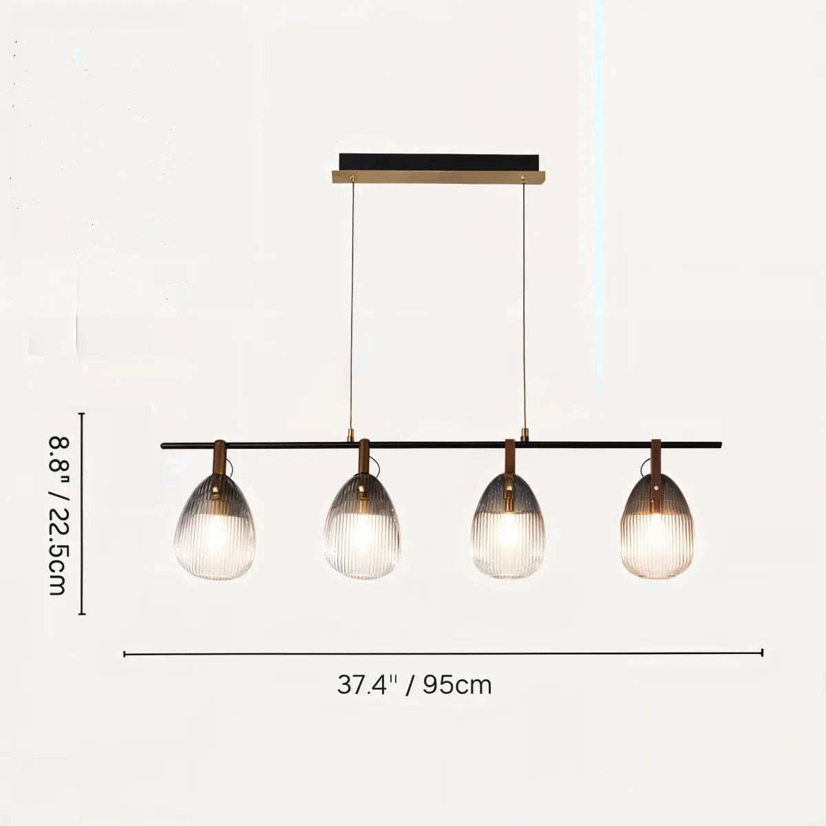 Abdou Linear Chandelier