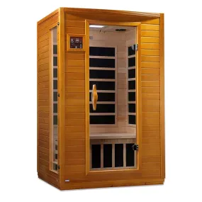 Andora 2 Person 6 Heating Panel Infrared Indoor Wood Dry Sauna