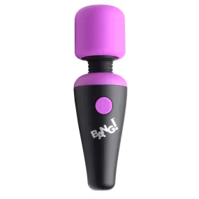 Bang - 10x Vibrating Mini Silicone Wand - Purple