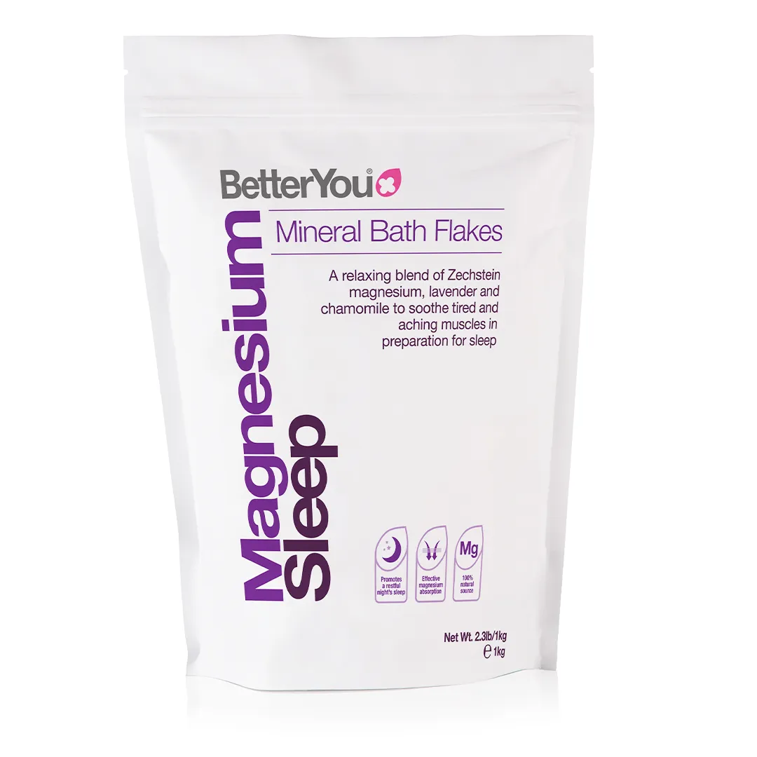 BetterYou Magnesium Sleep Mineral Bath Flakes 1kg