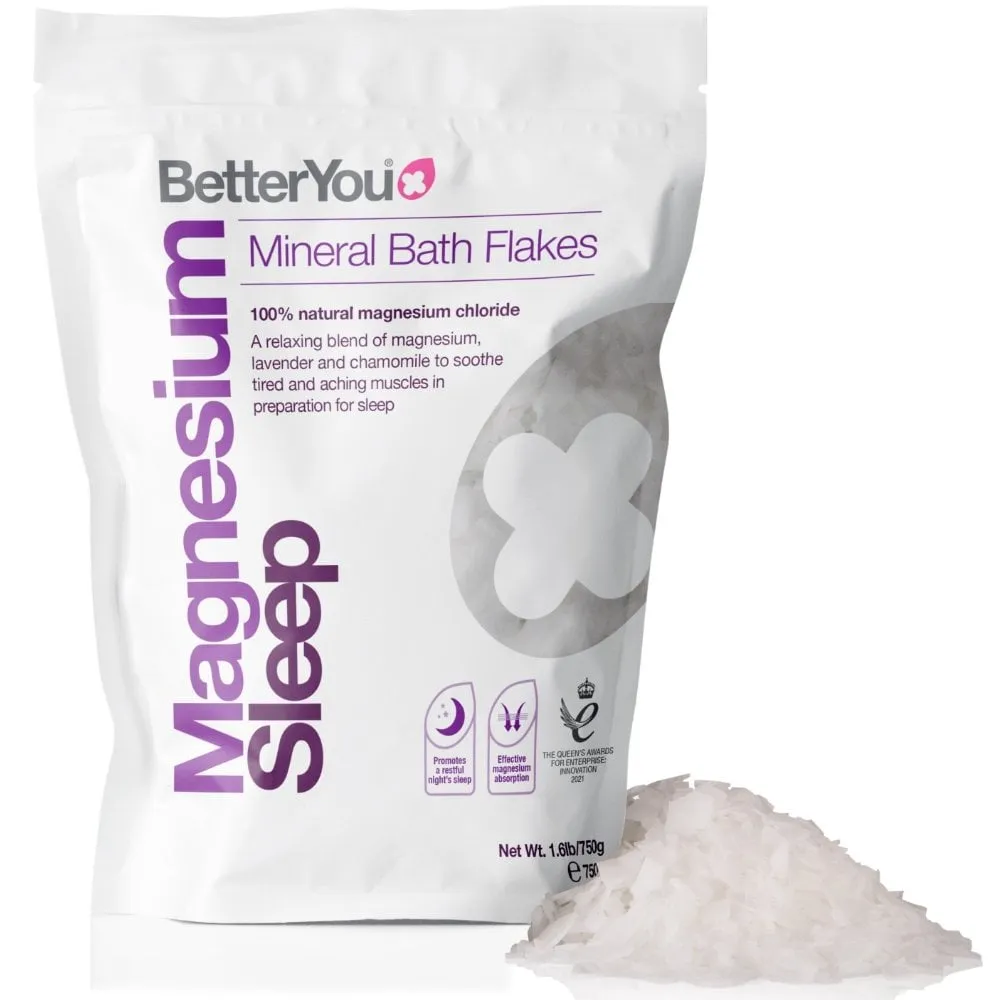 BetterYou Magnesium Sleep Mineral Bath Flakes 750g