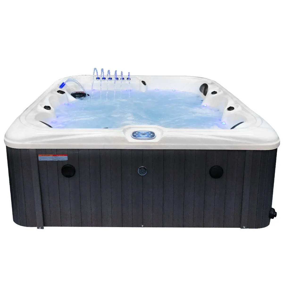 Blue Whale Spa Fisher Cove 90-Jet 6 Person Hot Tub - Delivered and Installed