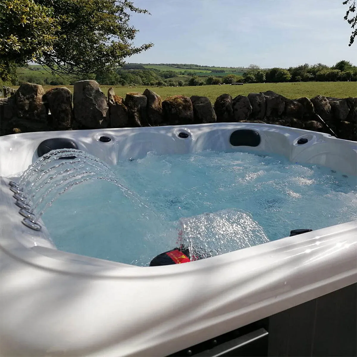 Blue Whale Spa Fisher Cove 90-Jet 6 Person Hot Tub - Delivered and Installed