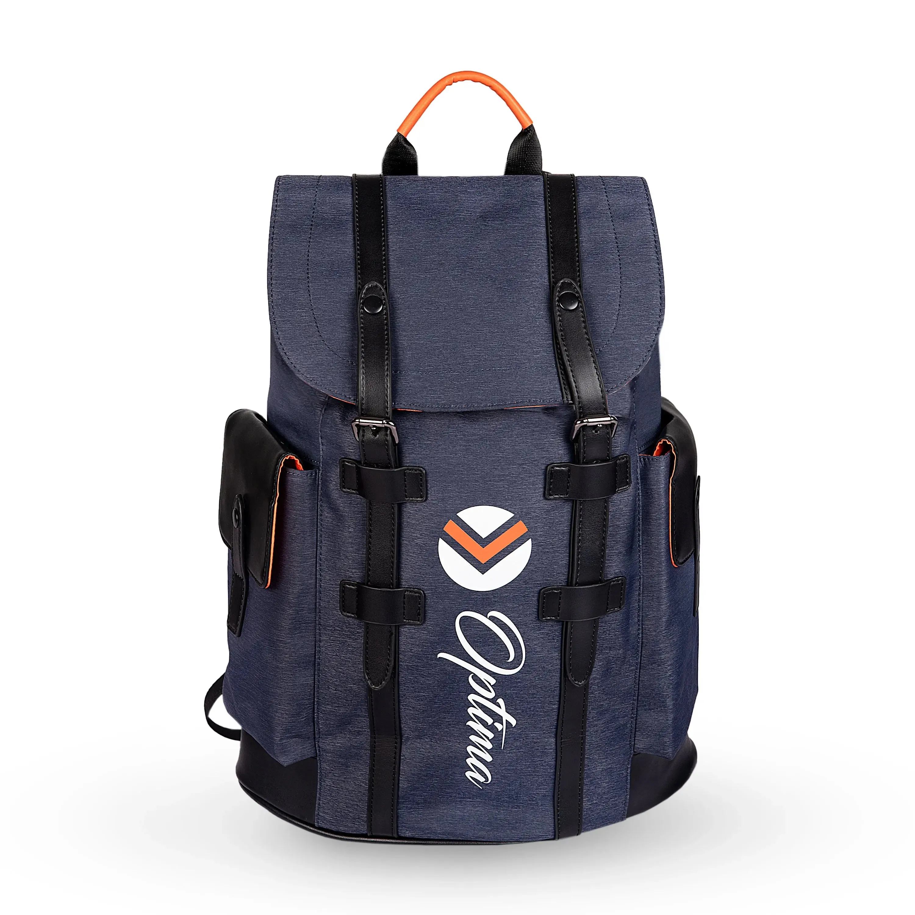 Carter Bag With Usb And Aux Port Backpack (Navy Blue) (OPT-N-041)