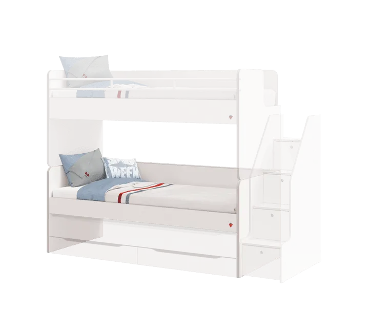 Cilek Studio Bunk Bed White (NEW)