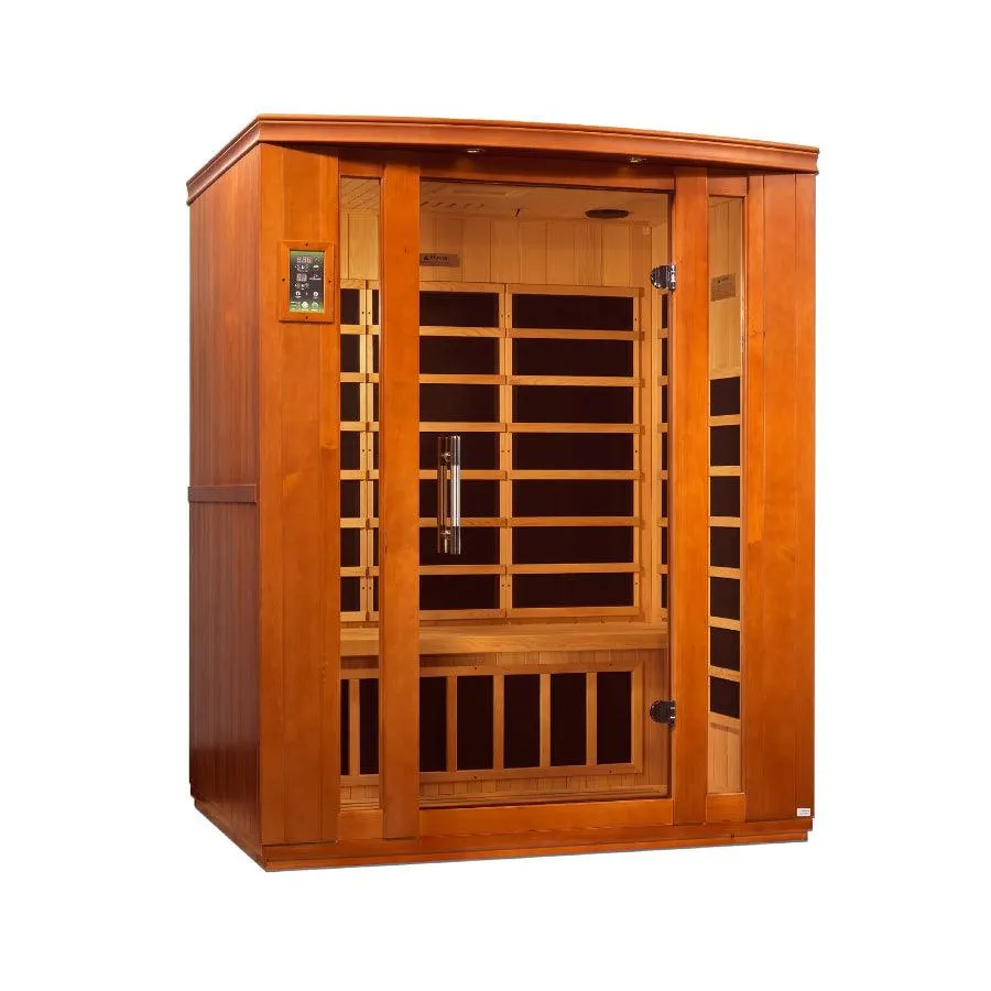 Dynamic Bellagio 3-Person Low EMF FAR Infrared Sauna - Canadian Hemlock