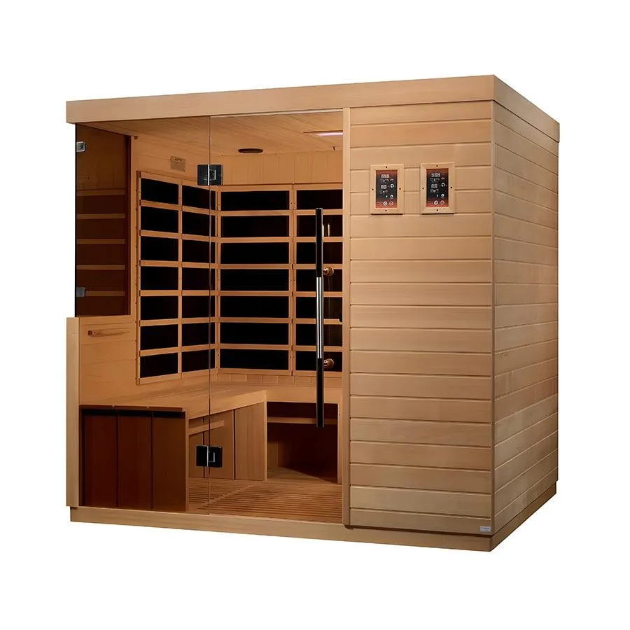 Dynamic La Sagrada 6-person Ultra Low EMF FAR Infrared Sauna - Canadian Hemlock