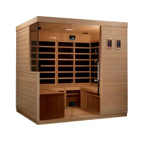 Dynamic La Sagrada 6-person Ultra Low EMF FAR Infrared Sauna - Canadian Hemlock