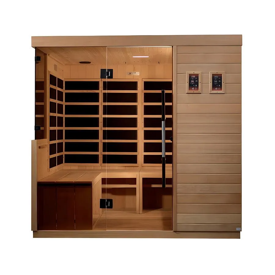 Dynamic La Sagrada 6-person Ultra Low EMF FAR Infrared Sauna - Canadian Hemlock