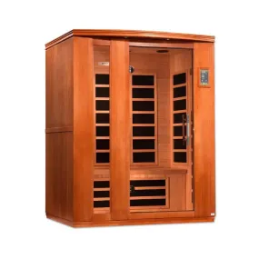 Dynamic Lugano 3-person Low EMF FAR Infrared Sauna - Canadian Hemlock