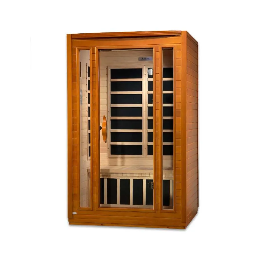 Dynamic San Marino 2-Person Low EMF FAR Infrared Sauna - Canadian Hemlock