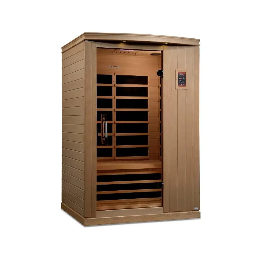 Dynamic Venice Elite 2-Person Ultra Low EMF FAR Infrared Sauna - Canadian Hemlock