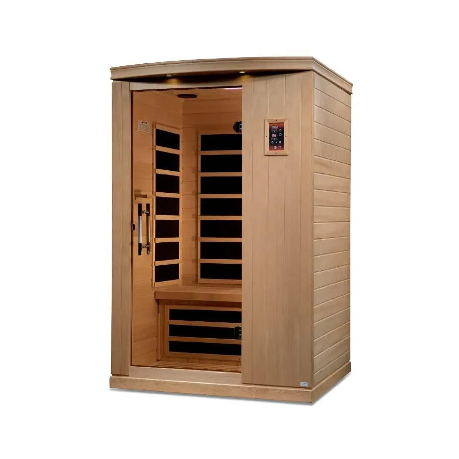 Dynamic Venice Elite 2-Person Ultra Low EMF FAR Infrared Sauna - Canadian Hemlock