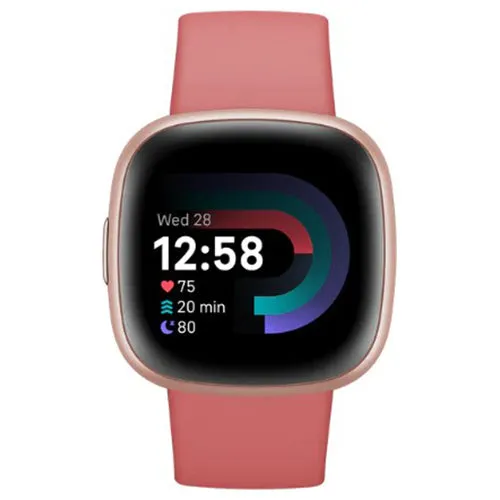 Fitbit Versa 4 Health & Fitness Smart Watch - Pink Sand & Copper Rose | 79-FB523RGRW