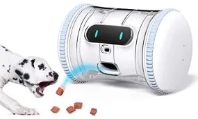 Fitness Robot Full Package: Treat Tossing,Interactive Moving Toy for Cats & Dogs