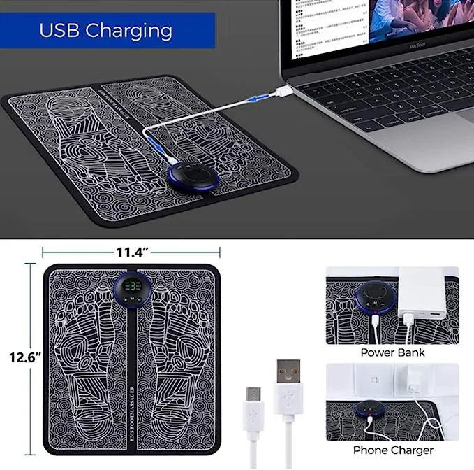 Folding Portable Rechargeable EMS Foot Masager