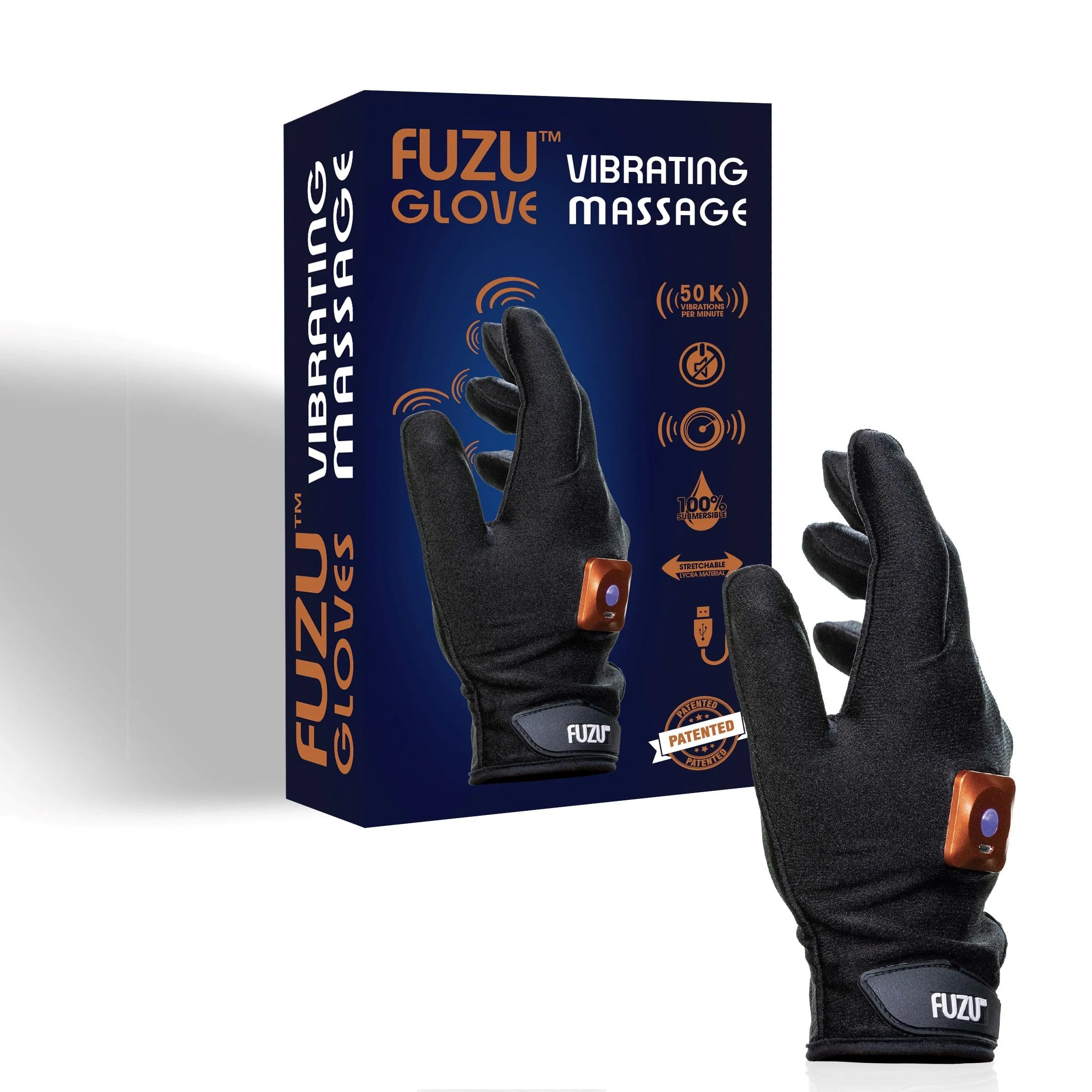 Fuzu Rechargeable Vibrating Massage Glove