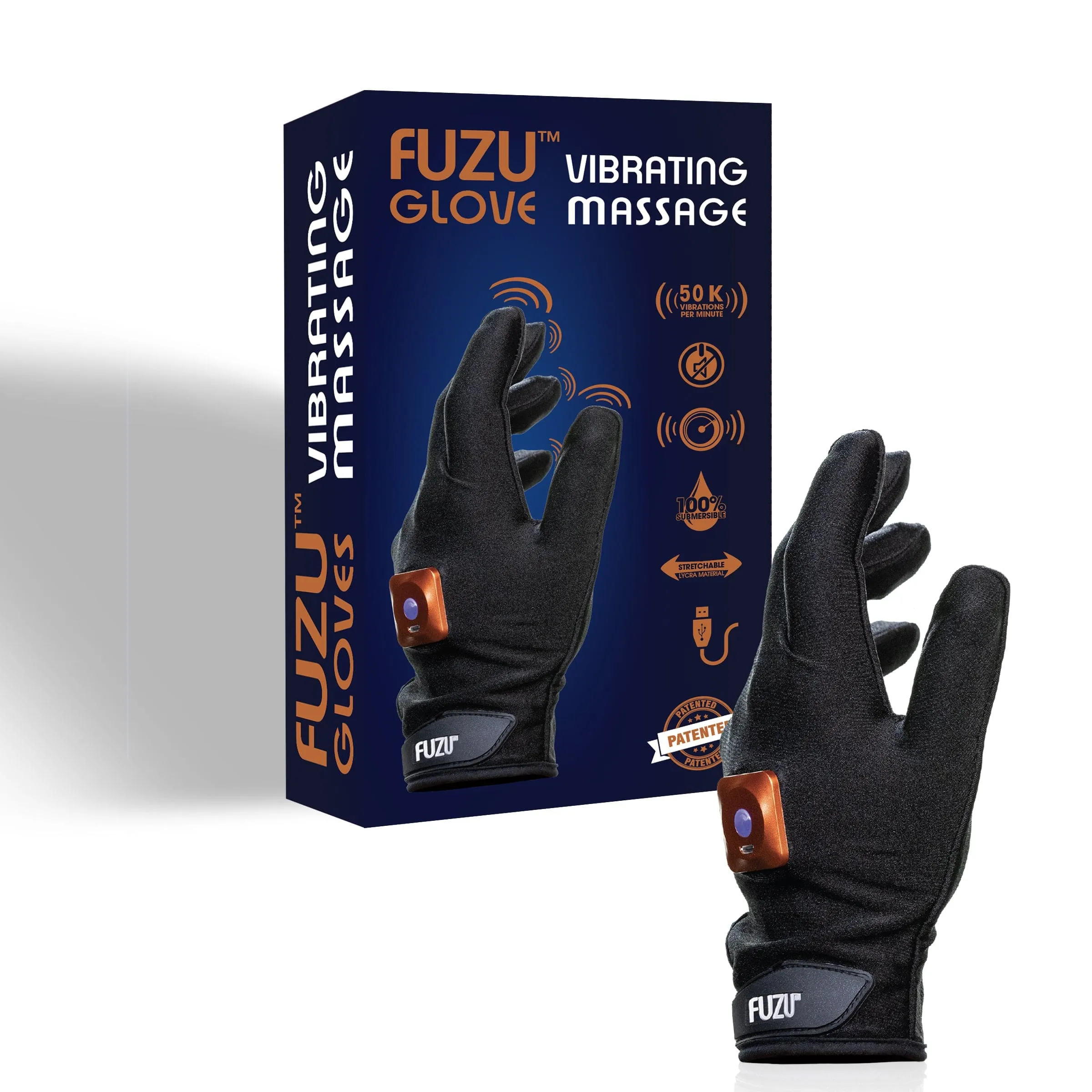 Fuzu Rechargeable Vibrating Massage Glove