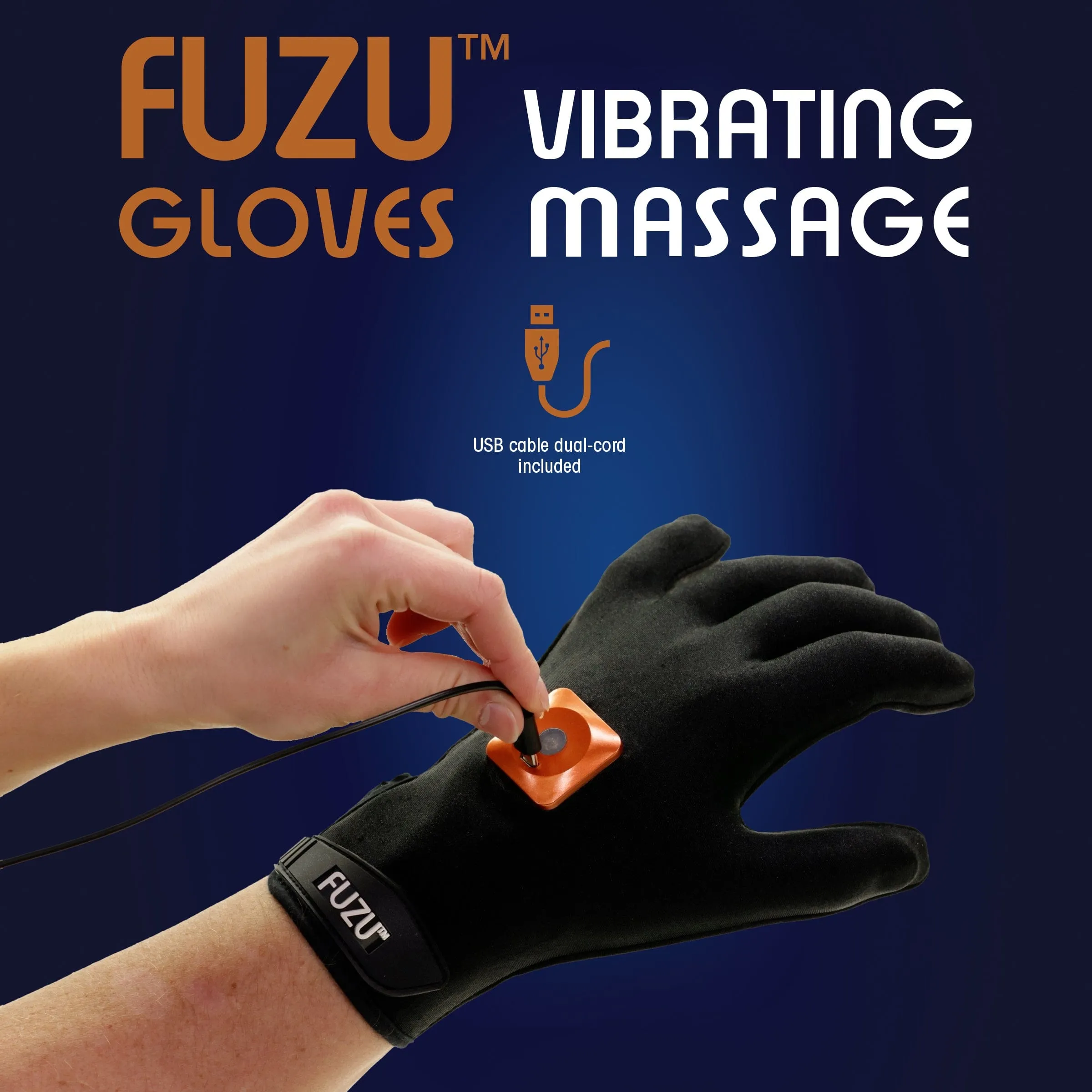 Fuzu Rechargeable Vibrating Massage Glove