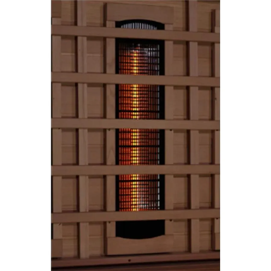 Golden Designs 3-Person Full Spectrum PureTech™ Near Zero EMF FAR Infrared Sauna - Canadian Hemlock