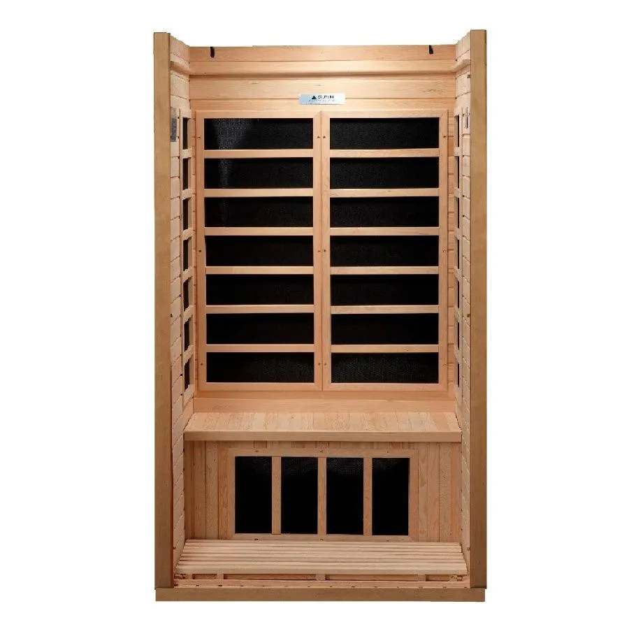 Golden Designs Geneva Elite 1-2 Person Near Zero EMF FAR Infrared Sauna