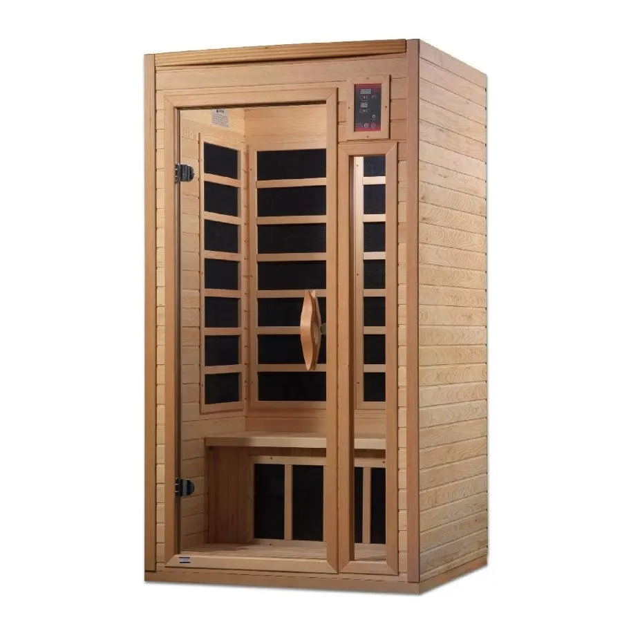 Golden Designs Geneva Elite 1-2 Person Near Zero EMF FAR Infrared Sauna