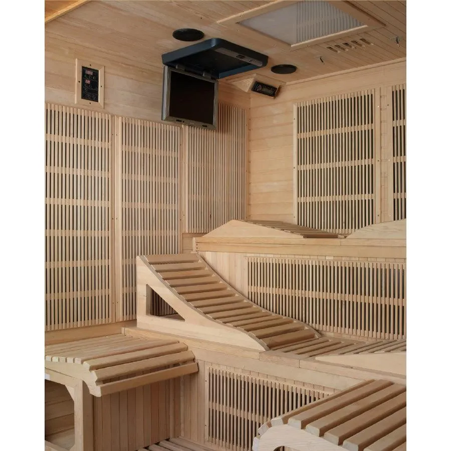 Golden Designs Monaco 6-person PureTech™ Near Zero EMF FAR Infrared Sauna