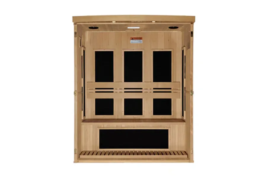 Golden Designs Pro 6 3-Person Near Zero EMF Far Infrared Sauna