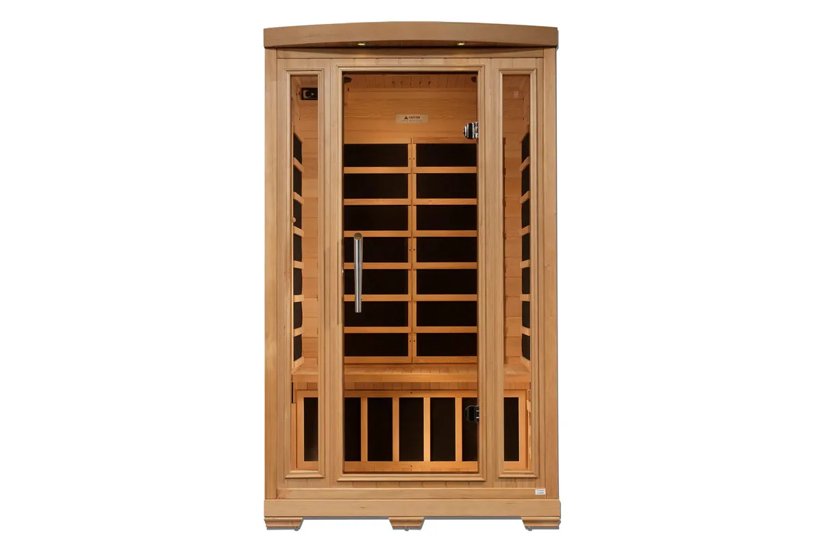 Golden Designs Pro 6 "Amanda" 2 Person Near Zero EMF Far Infrared Sauna (2025 Edition)