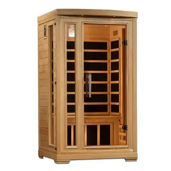 Golden Designs  Pro 6 "Madison" 1-2 Person Near Zero EMF Far Infrared Sauna (2025 Edition)