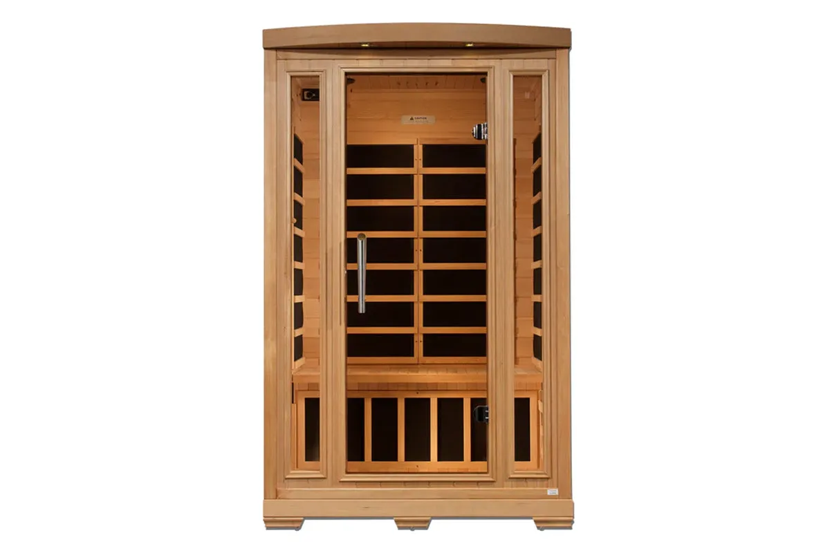 Golden Designs  Pro 6 "Madison" 1-2 Person Near Zero EMF Far Infrared Sauna (2025 Edition)