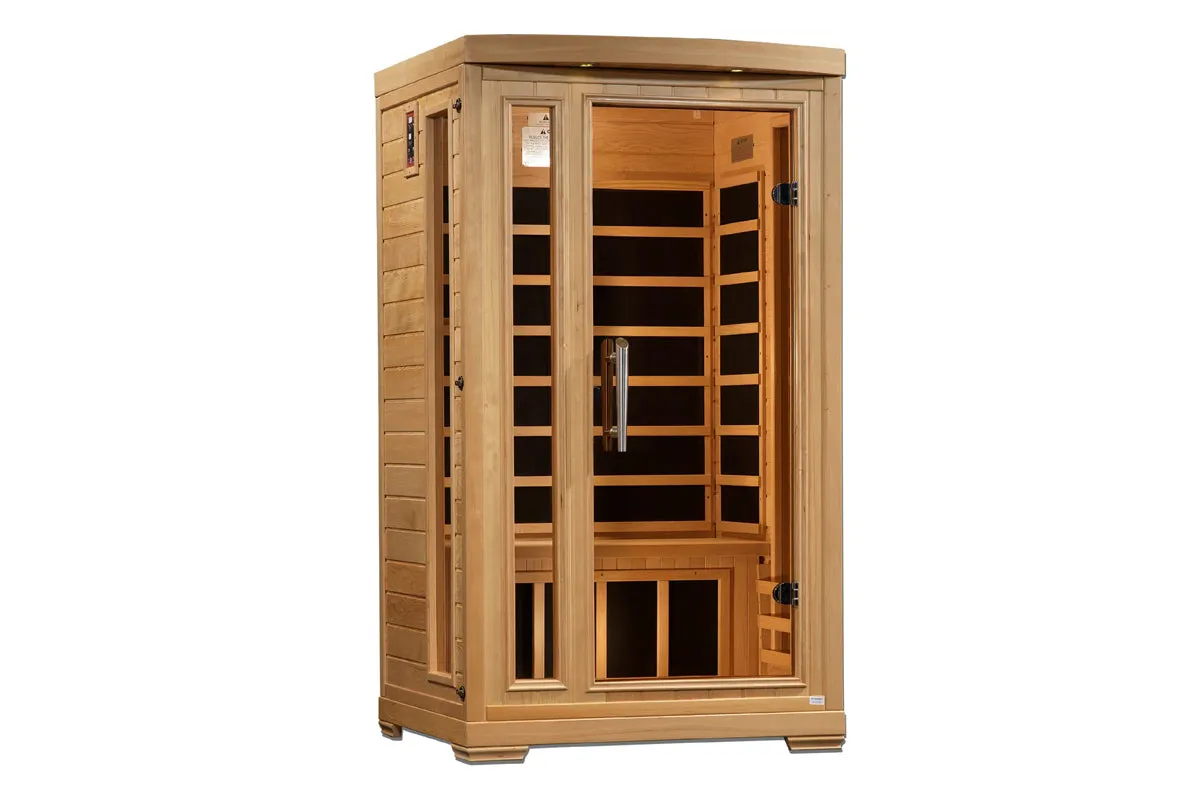 Golden Designs  Pro 6 "Madison" 1-2 Person Near Zero EMF Far Infrared Sauna (2025 Edition)