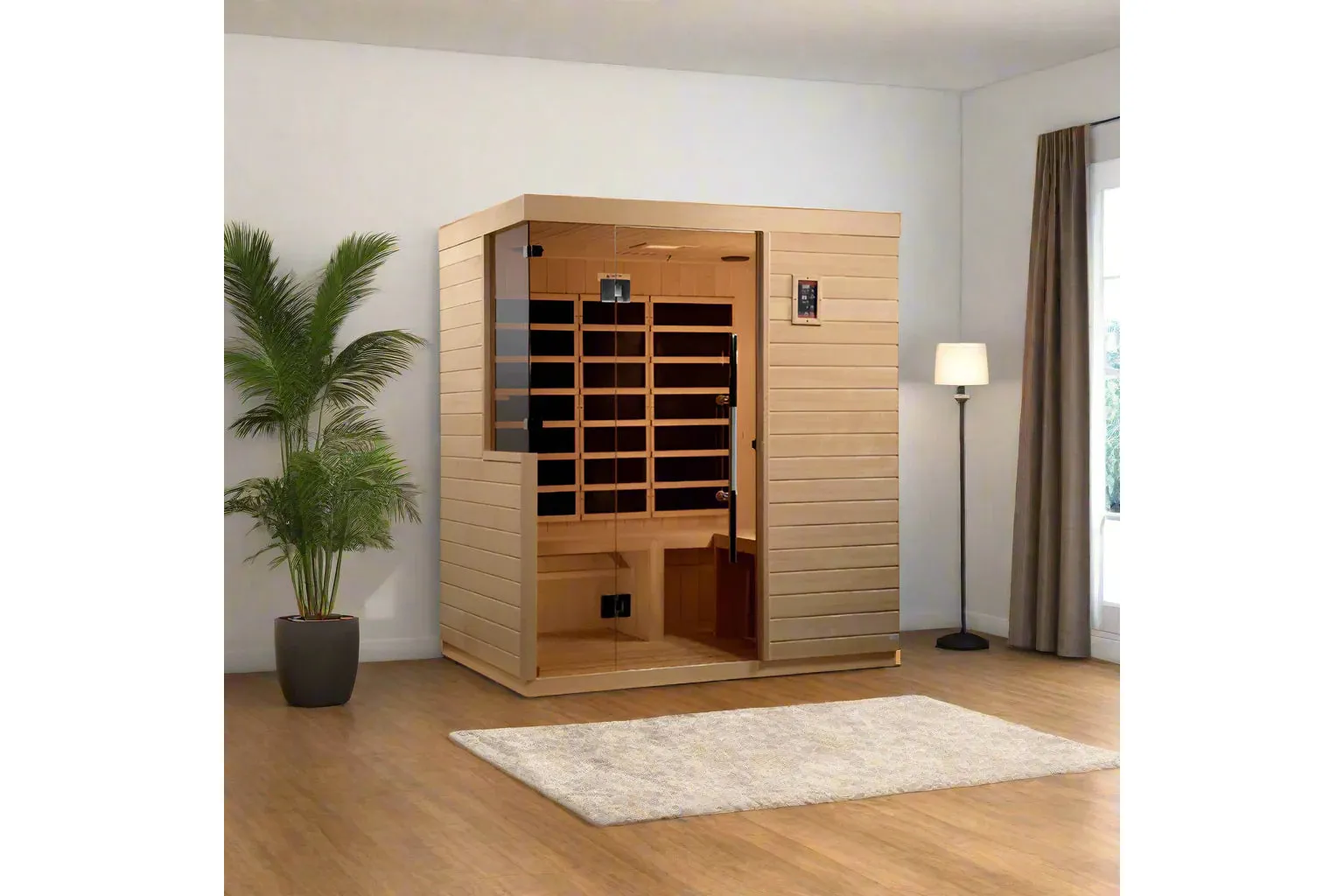 Golden Designs "Bilbao" 3-Person Ultra Low EMF FAR Infrared Sauna