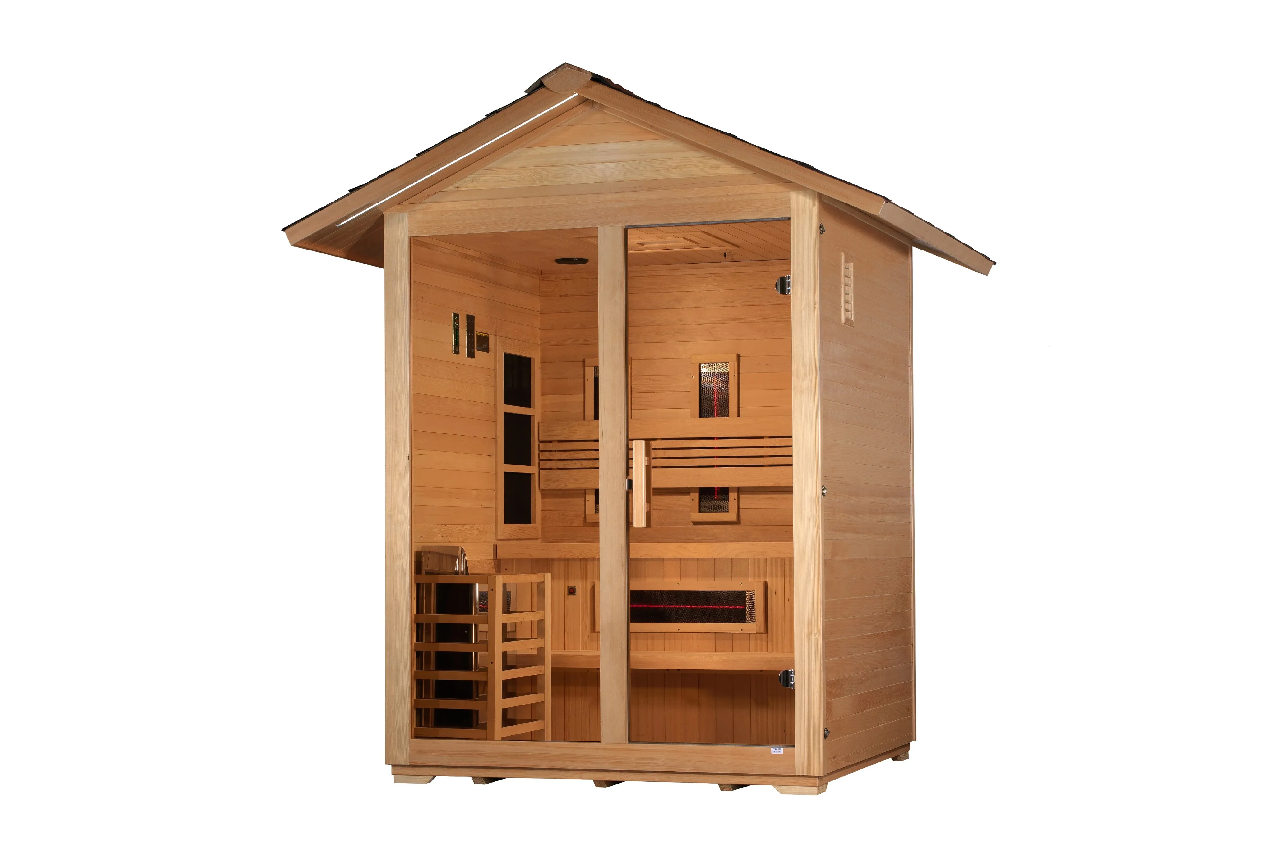 Golden Designs "Carinthia" 3-Person Hybrid Outdoor Sauna