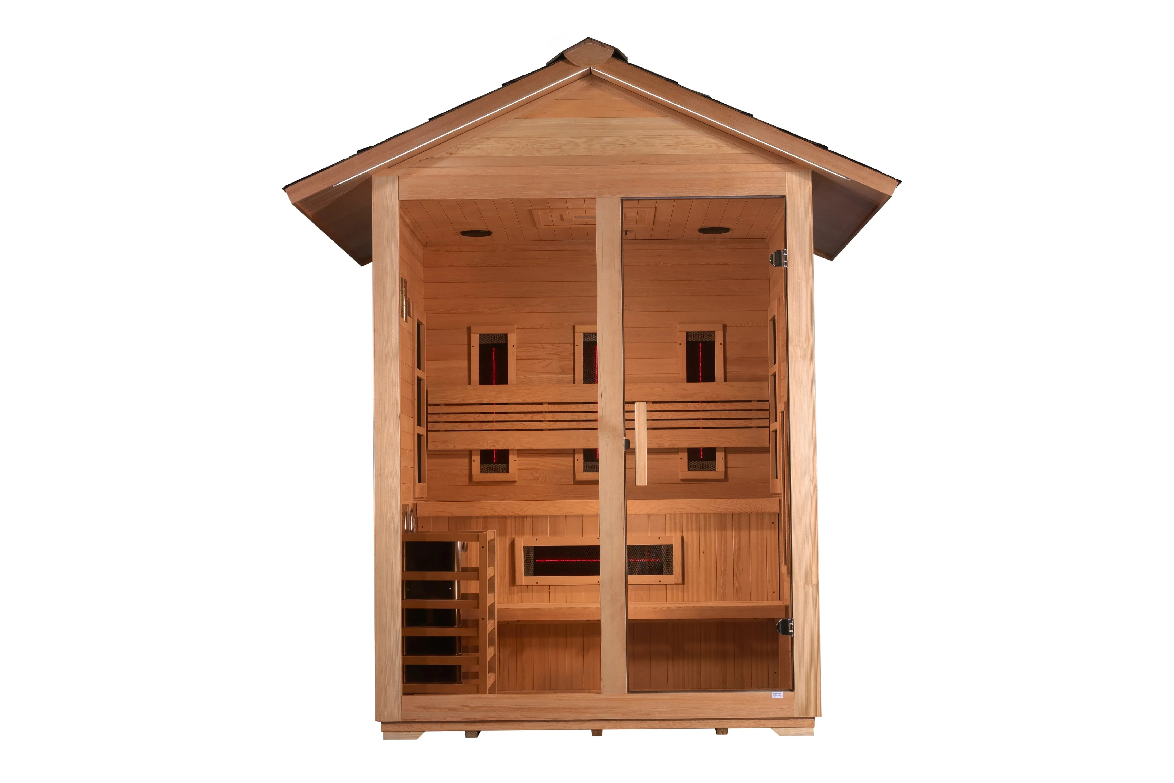 Golden Designs "Carinthia" 3-Person Hybrid Outdoor Sauna