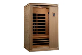 Golden Designs "Venice Elite" 2-Person Ultra Low EMF FAR Infrared Sauna (Wheelchair Accessible)