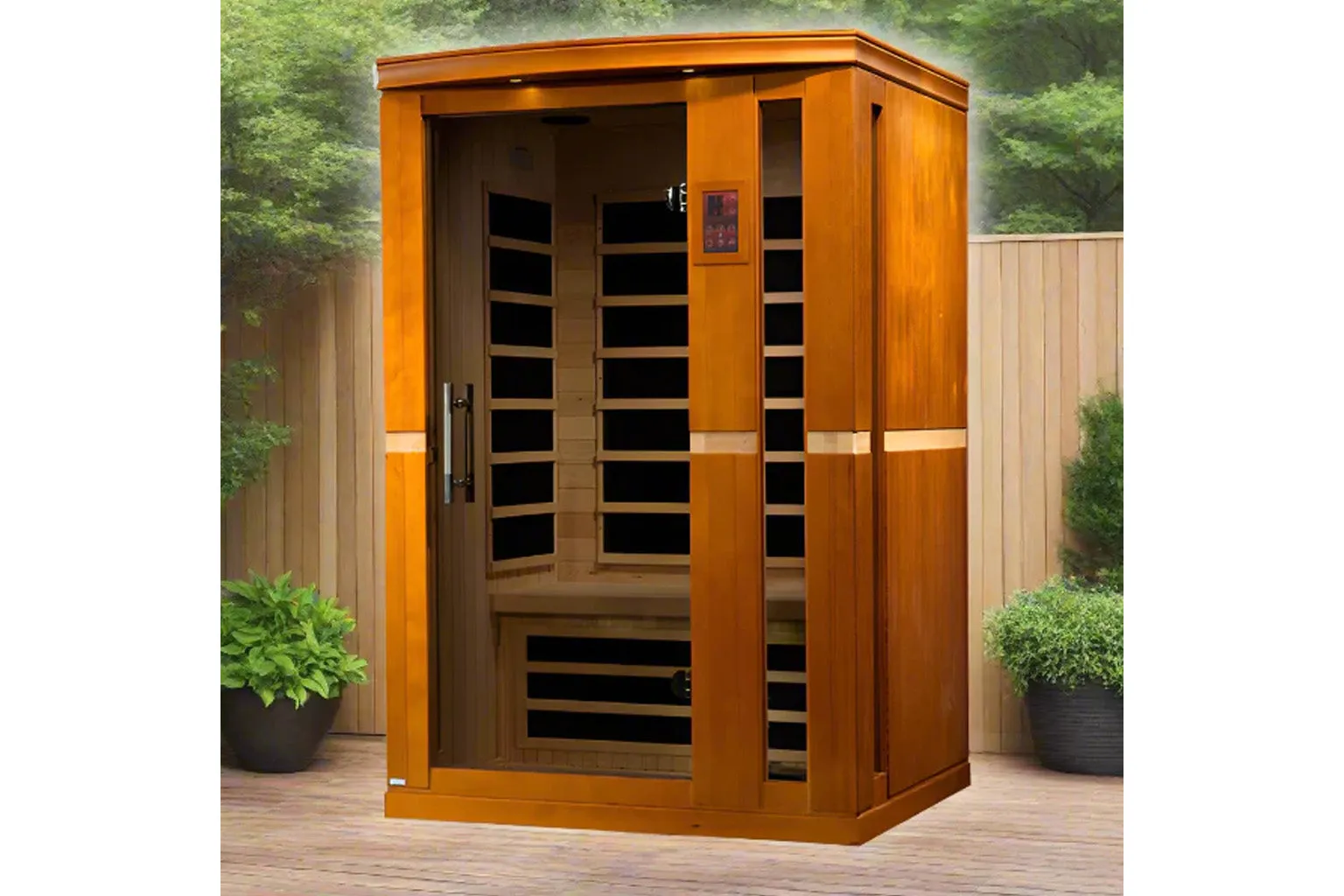 Golden Designs "Vittoria" 2 Person Low EMF FAR Infrared Sauna