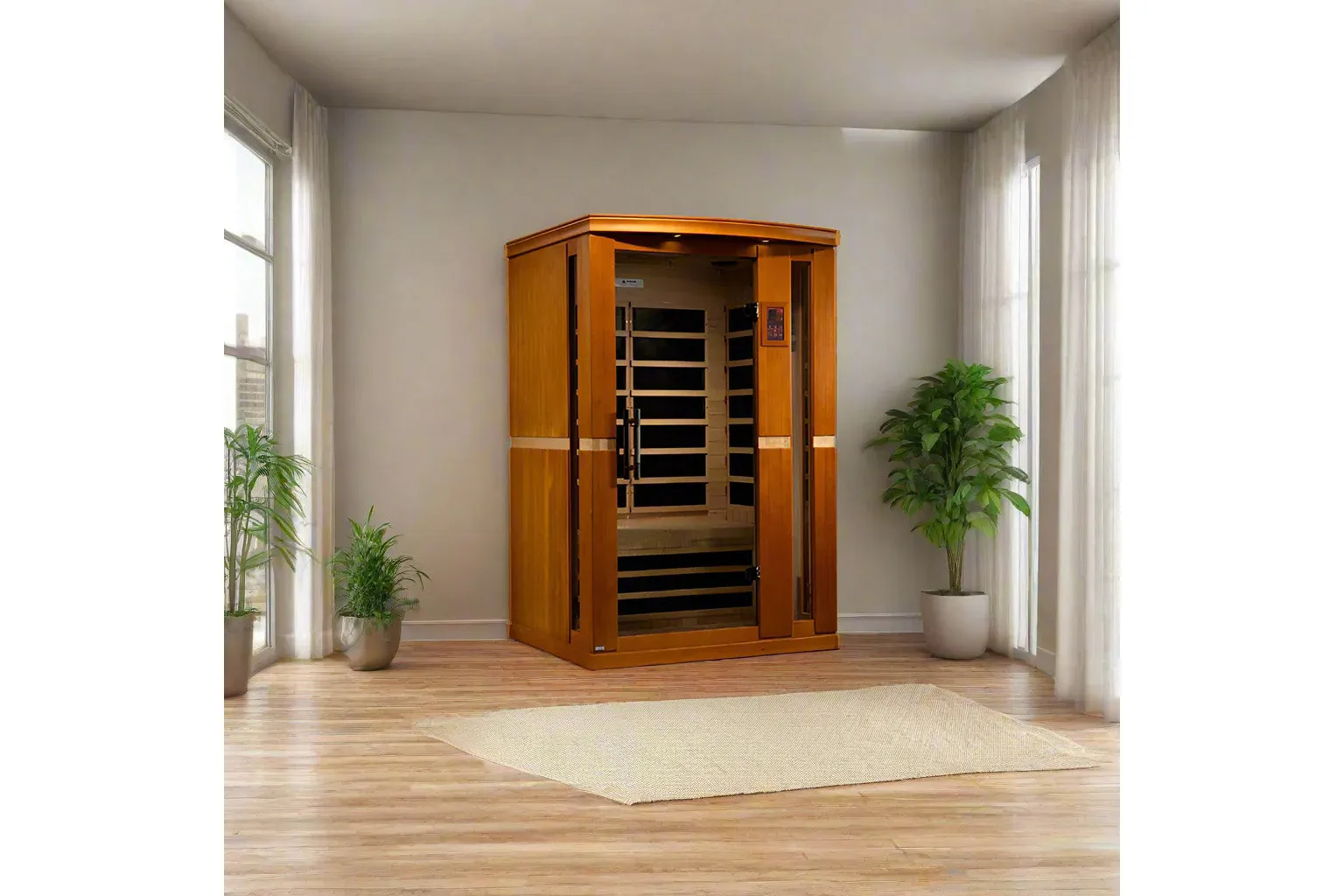 Golden Designs "Vittoria" 2 Person Low EMF FAR Infrared Sauna