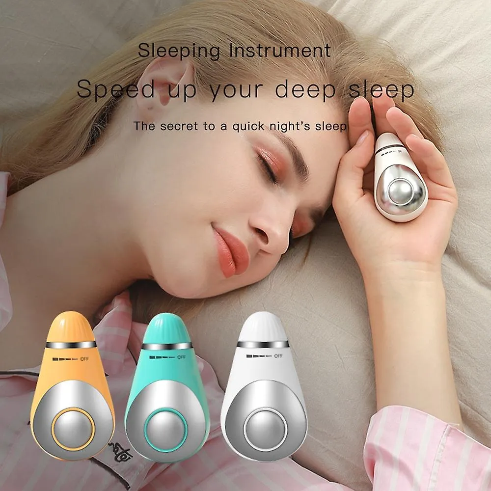 Green Microcurrent Sleep Aid Instrument USb Charging Intelligent Sleep Device Hypnosis Machine Fa0125