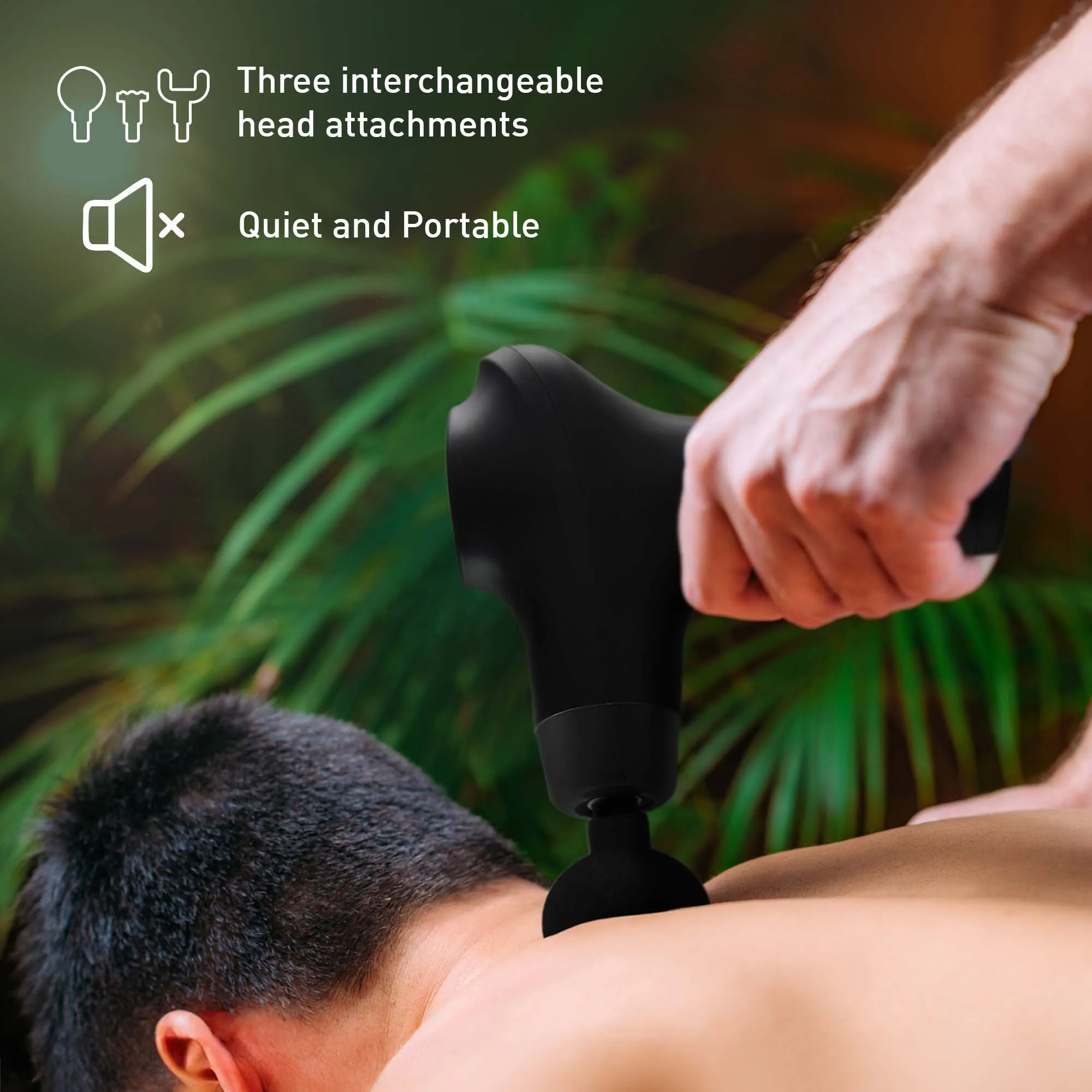 Head-to-Toe Relaxation Bundle: Massage Gun, Neck & Shoulder Stretcher, Foot Massager