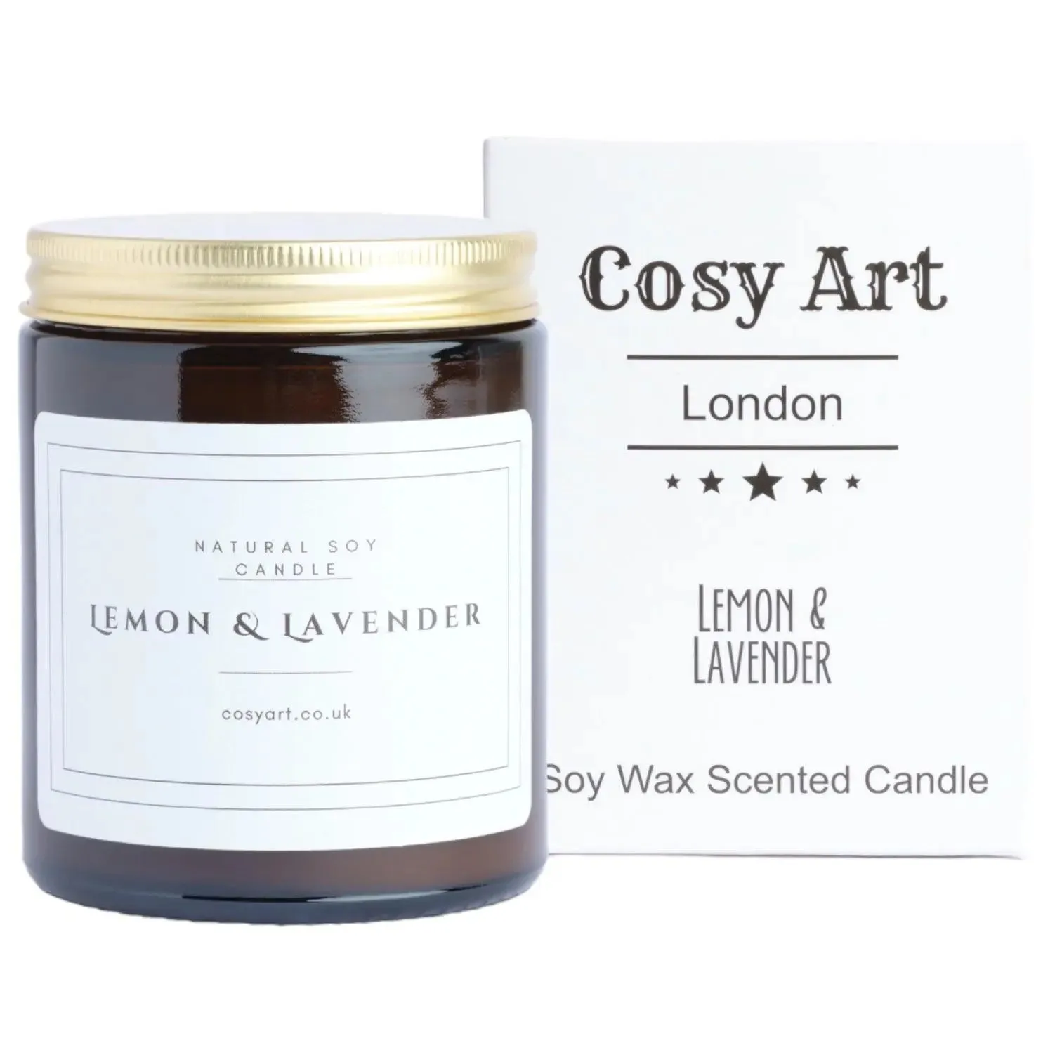 Lemon   Lavender Essential Oils Candle