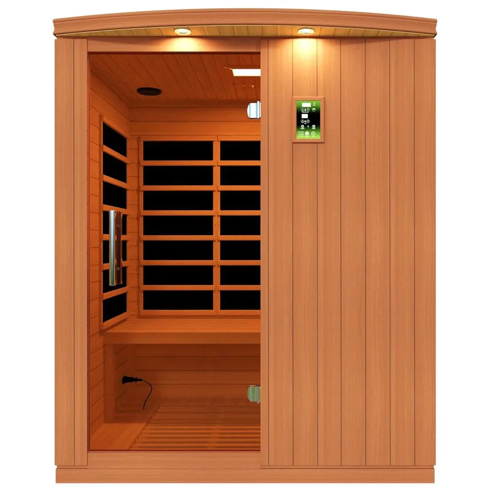 Madrid Elite 3 Person Low EMF Infrared Therapy Home Sauna