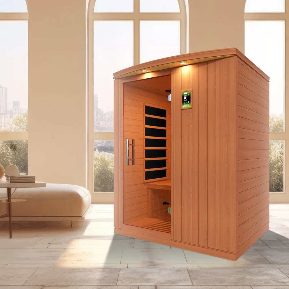 Madrid Elite 3 Person Low EMF Infrared Therapy Home Sauna