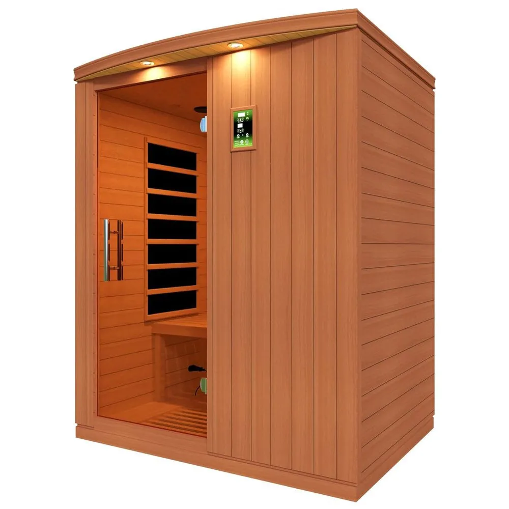 Madrid Elite 3 Person Low EMF Infrared Therapy Home Sauna