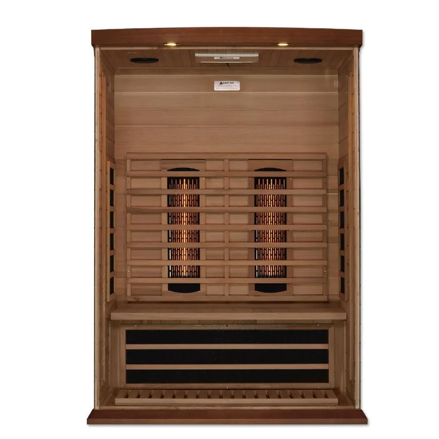 Maxxus 2-Person Full Spectrum Infrared Sauna - Canadian Red Cedar