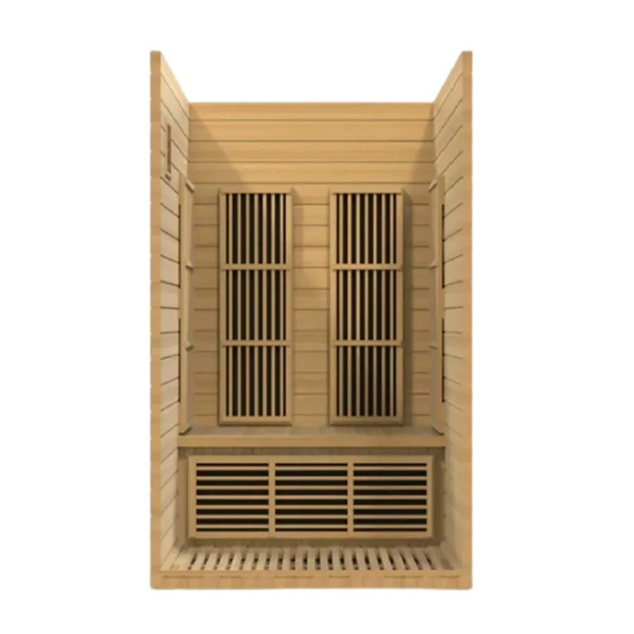 Maxxus "Seattle" 2 person Low EMF FAR Infrared Sauna - Canadian Hemlock