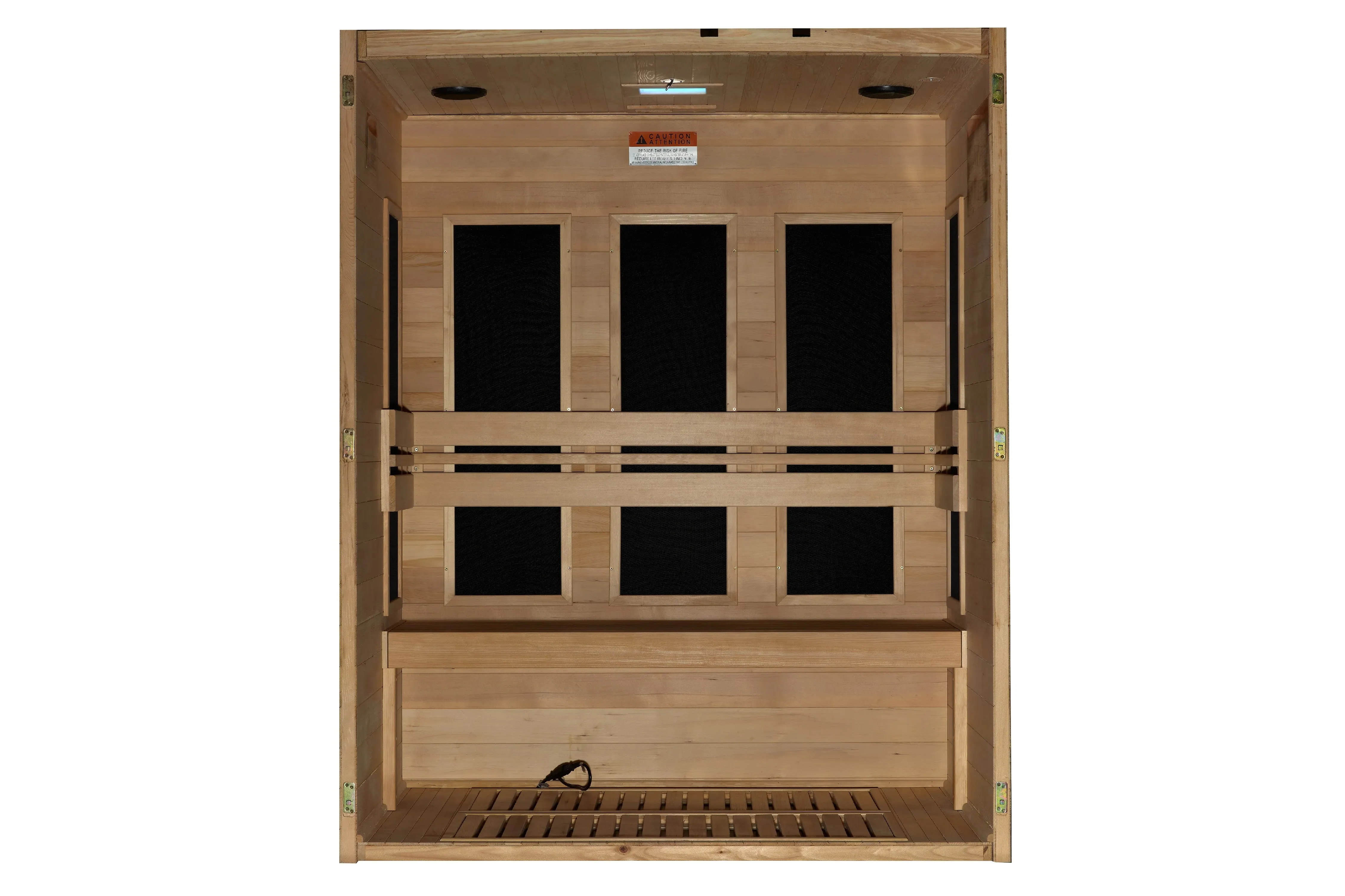 Maxxus S-Line 3-Person Low EMF FAR Infrared Sauna (New 2024 Model)