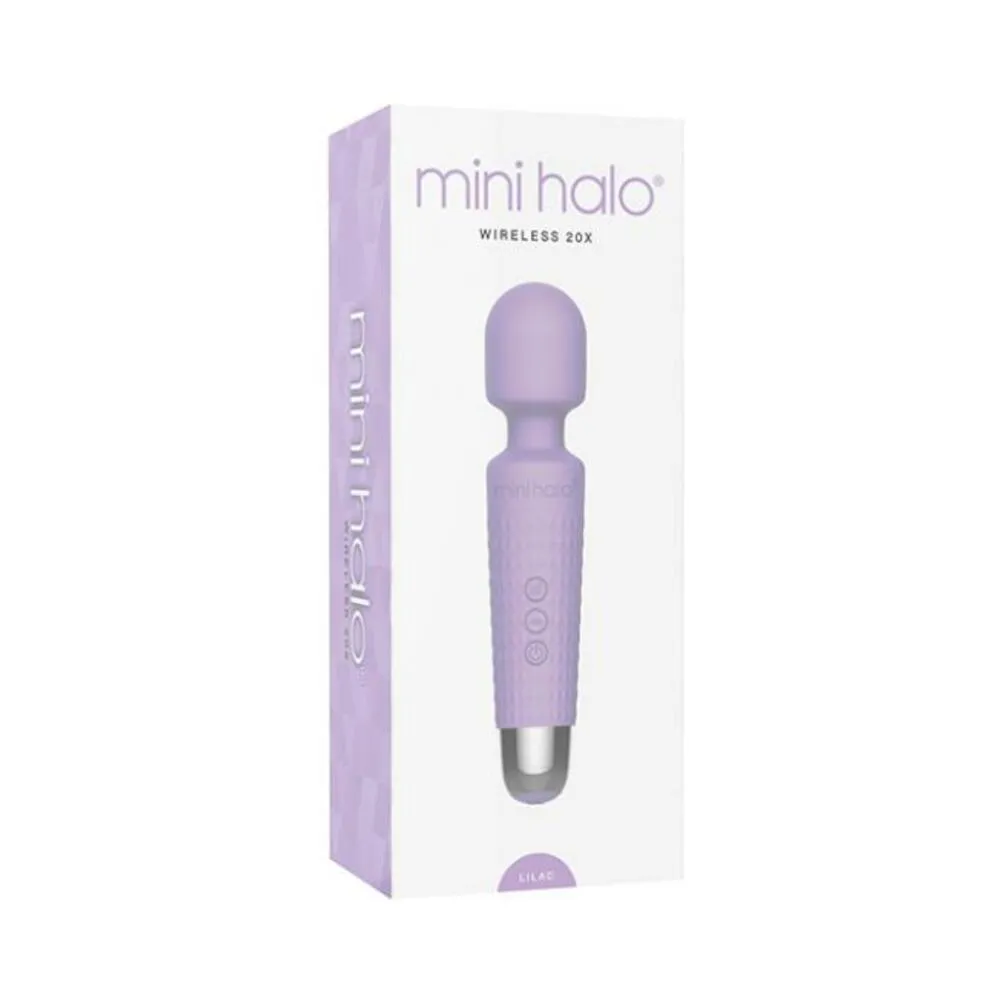 Mini Halo Wireless Wand 20x Silicone Liliac